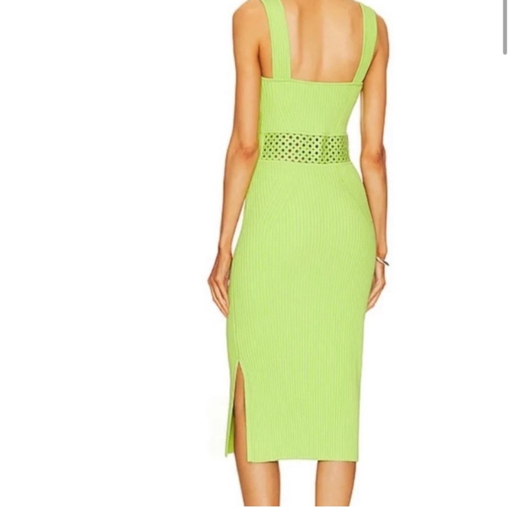 Jonathan Simkhai Loren Compact Crochet Rings Midi Dress - Picture 4 of 11